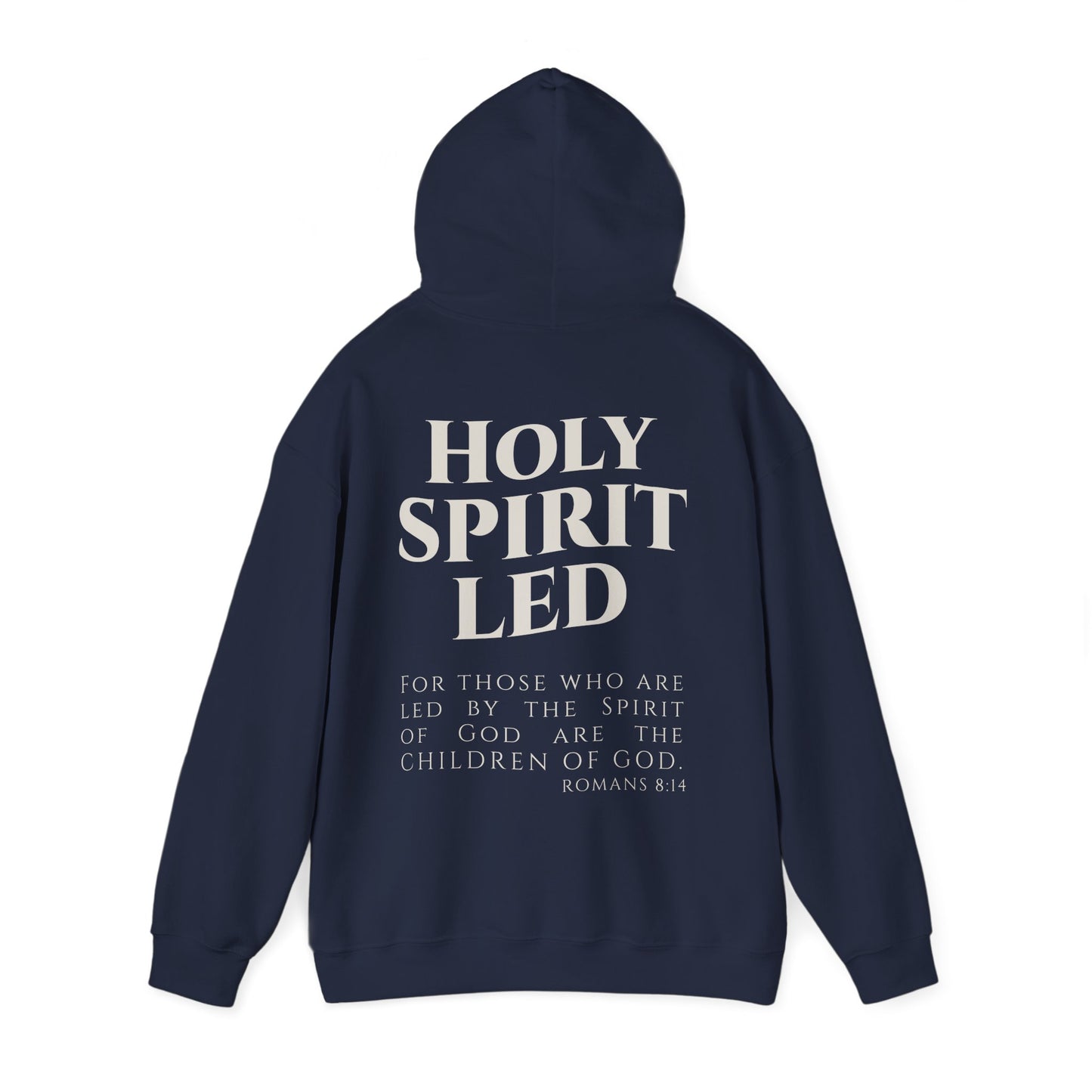 Holy Spirit Led Hoodie, Cozy Religious Sweatshirt, Christian Gift for Him/Her, Faith-Based Apparel, Inspirational Outfit