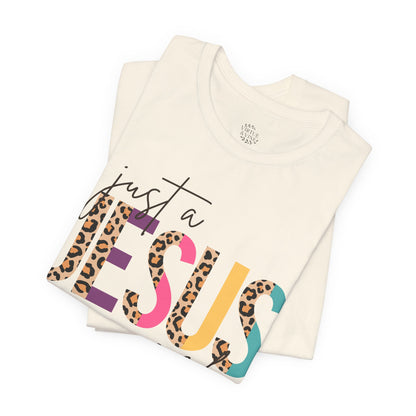 Just a Jesus Girlie tee | T-Shirt