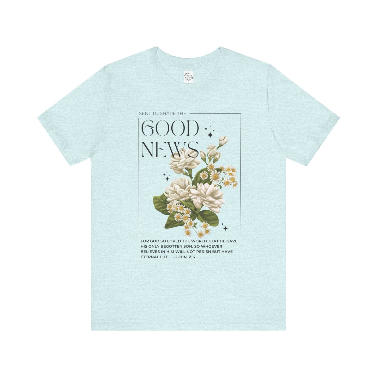 "Good News" Floral Tee