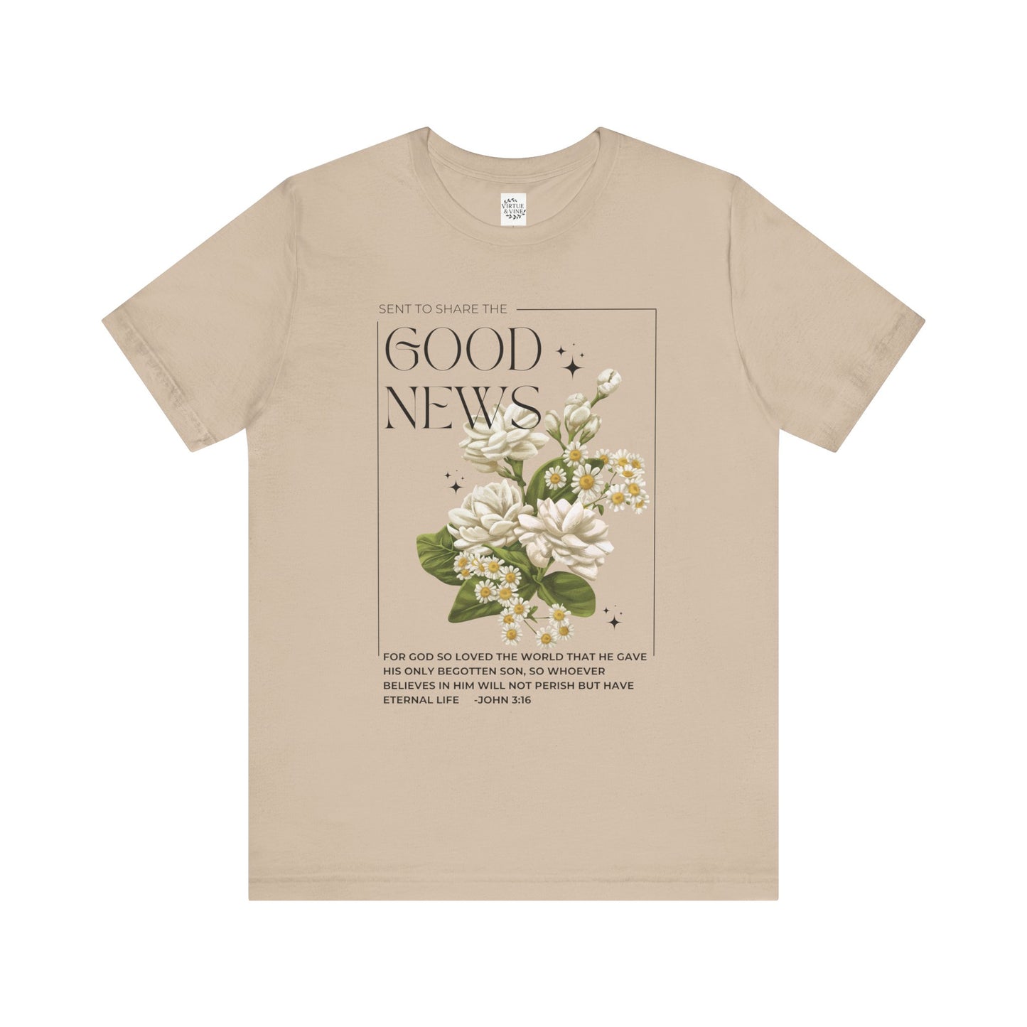 "Good News" Floral Tee
