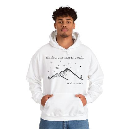 The Stars Were Made to Worship and So Was I Hoodie | Psalm 148 Inspired Christian Hoodie