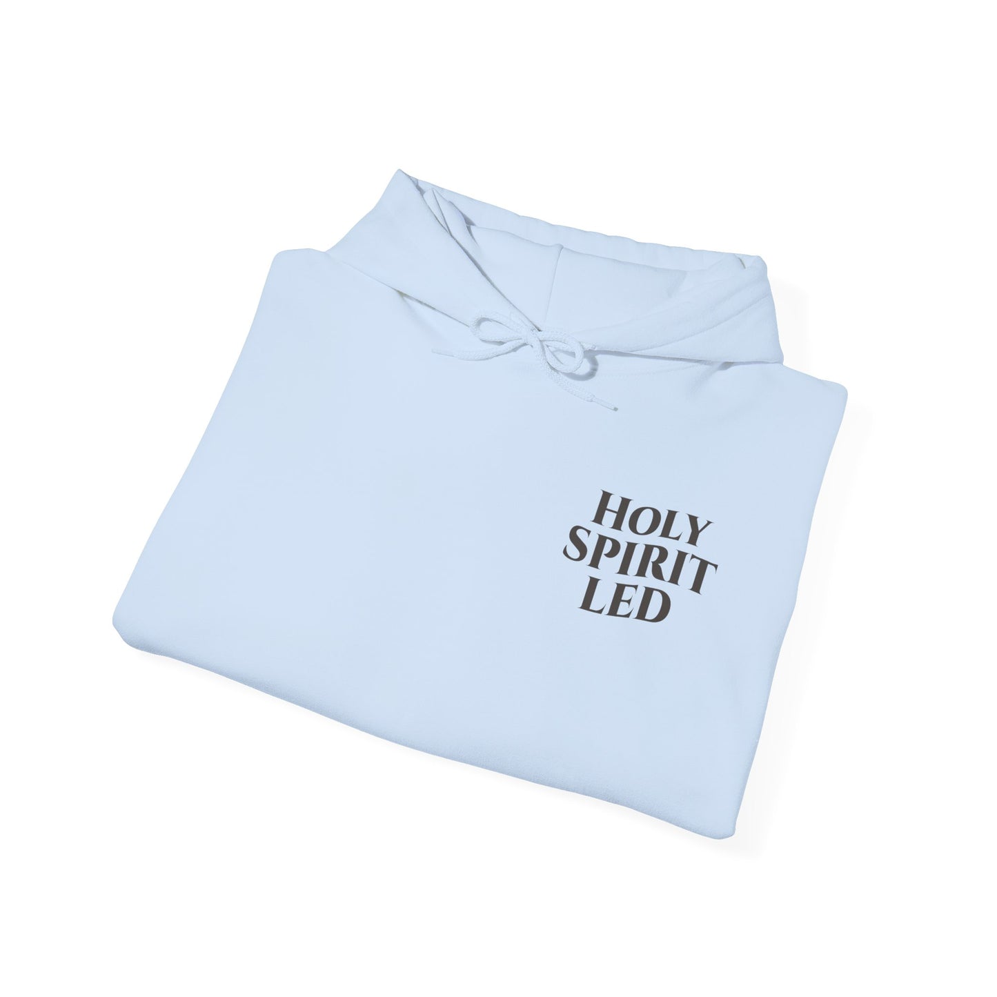 Holy Spirit Led Hoodie, Cozy Religious Sweatshirt, Christian Gift for Him/Her, Faith-Based Apparel, Inspirational Outfit