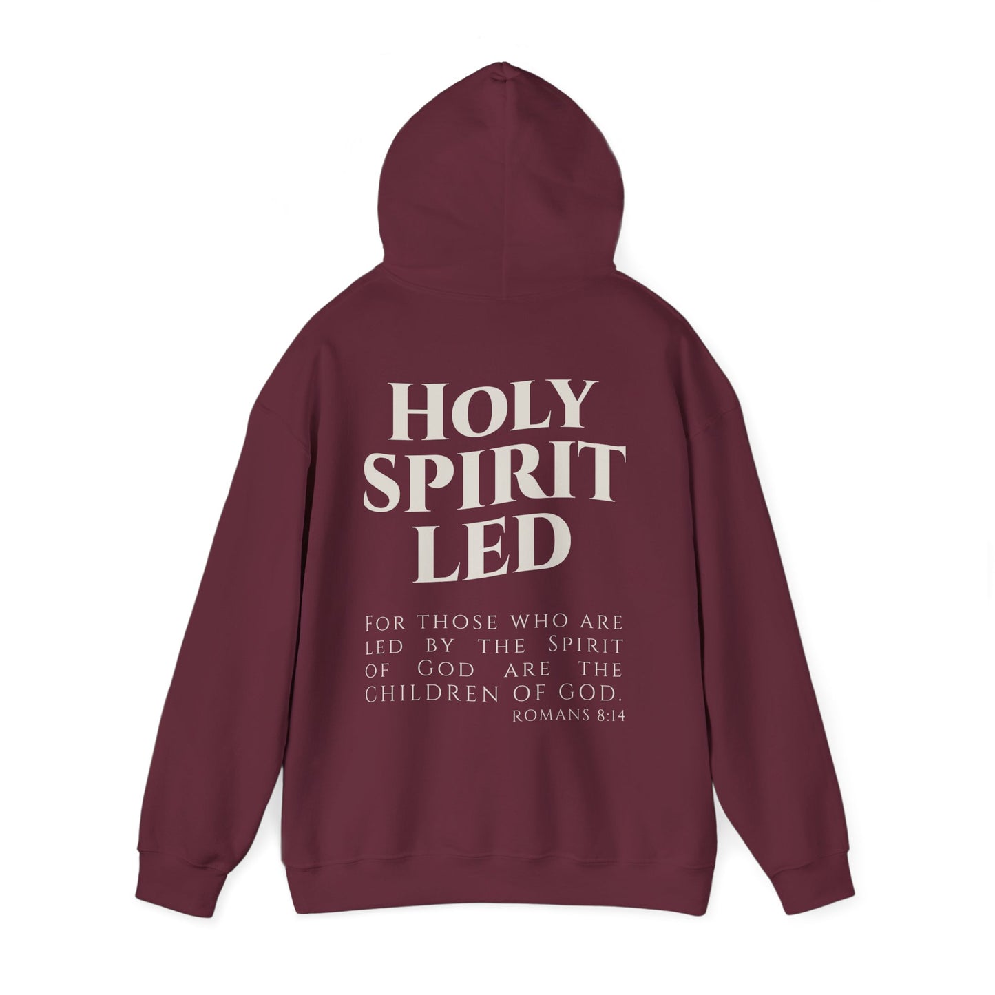 Holy Spirit Led Hoodie, Cozy Religious Sweatshirt, Christian Gift for Him/Her, Faith-Based Apparel, Inspirational Outfit