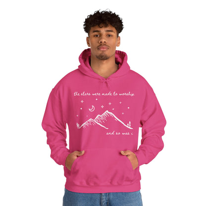 The Stars Were Made to Worship and So Was I Hoodie | Psalm 148 Inspired Christian Hoodie