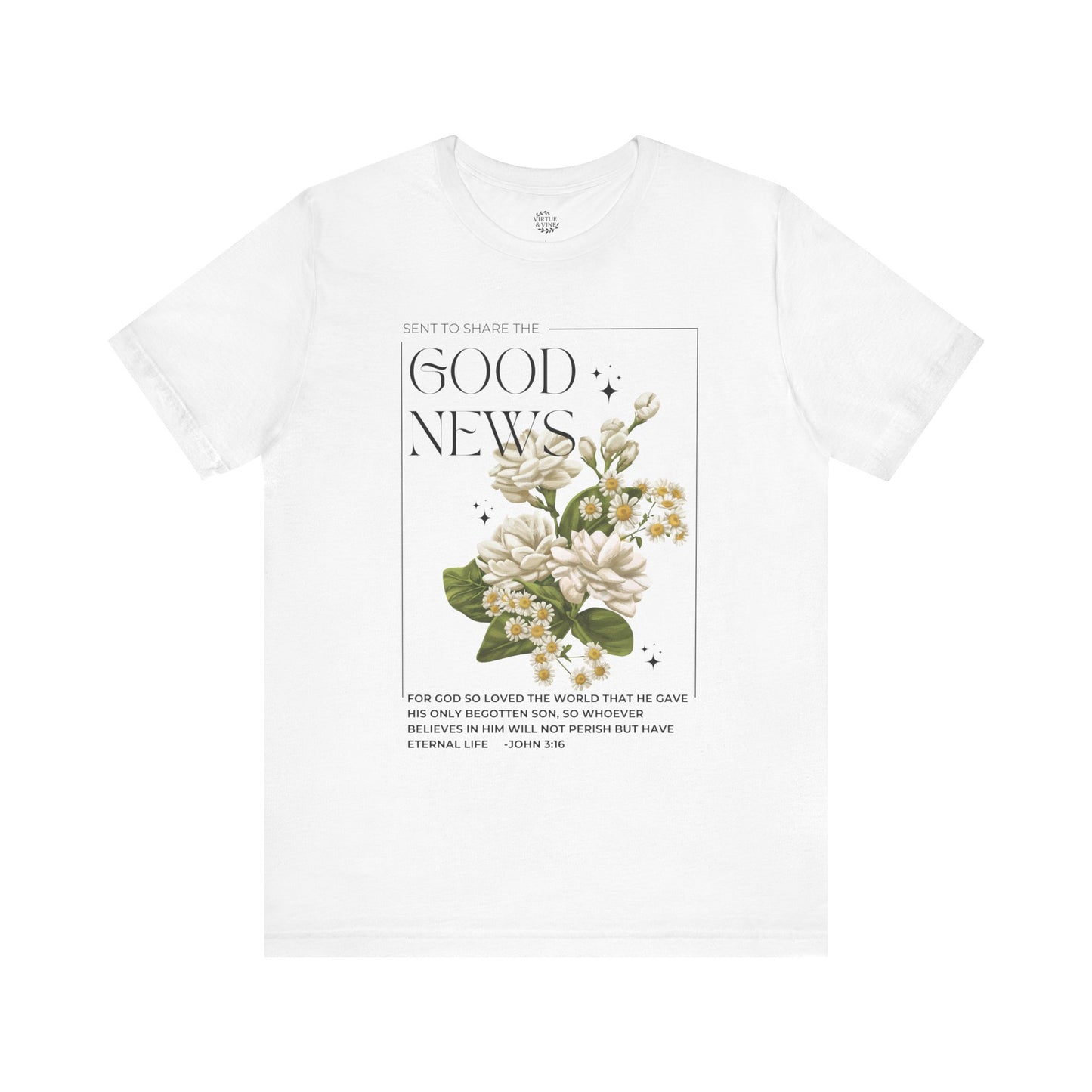 "Good News" Floral Tee
