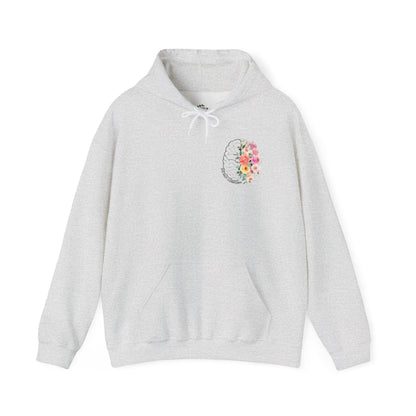 Hoodie Do Not Conform brain with flowers Tee | Romans 12:2 religious sweatshirt